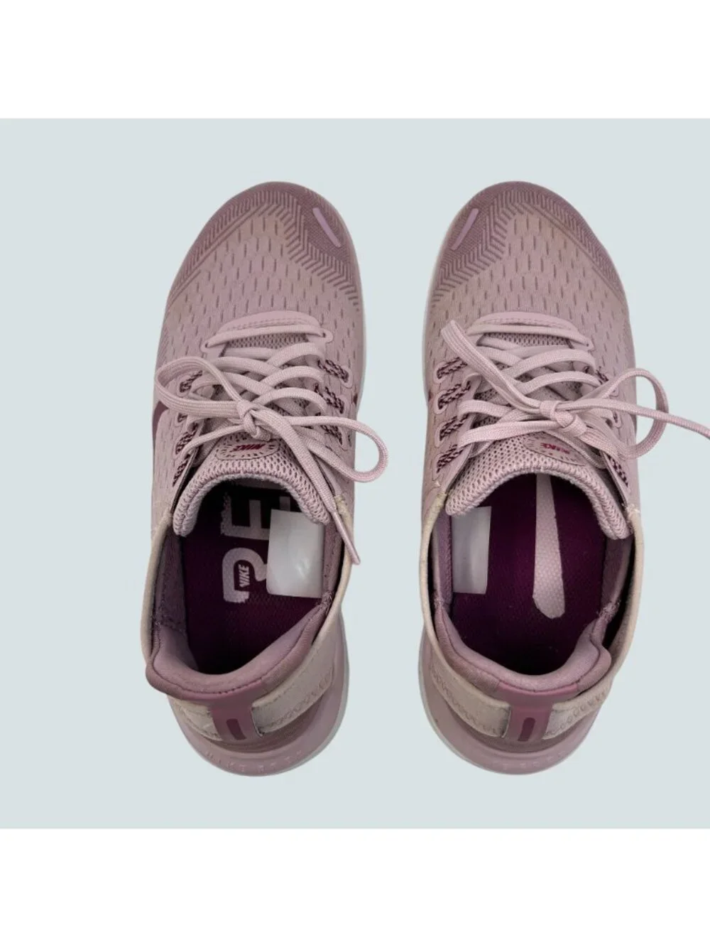 Nike Free RN 2018 Women's 8.5 Plum Chalk True Berry Running Shoes 942837-500